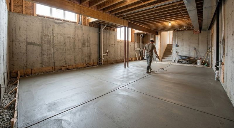 Basement Concrete Pouring in Columbus, OH