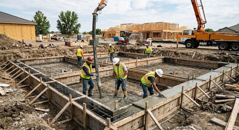 Cement Foundation Installation in Columbus, OH