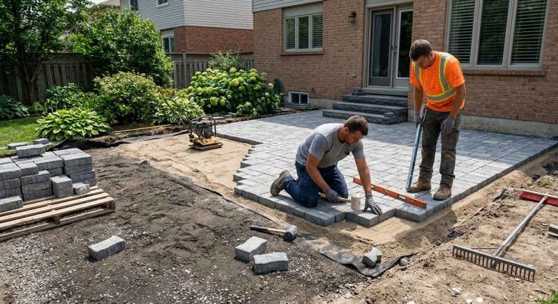 Clay Pavers Installation in Norwalk, CT