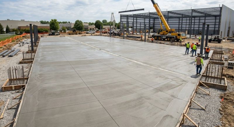 Commercial Slab Construction in Rockville, MD