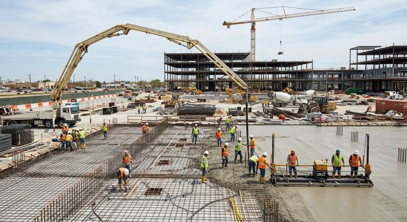 Commercial Slab Installation in Columbus, OH