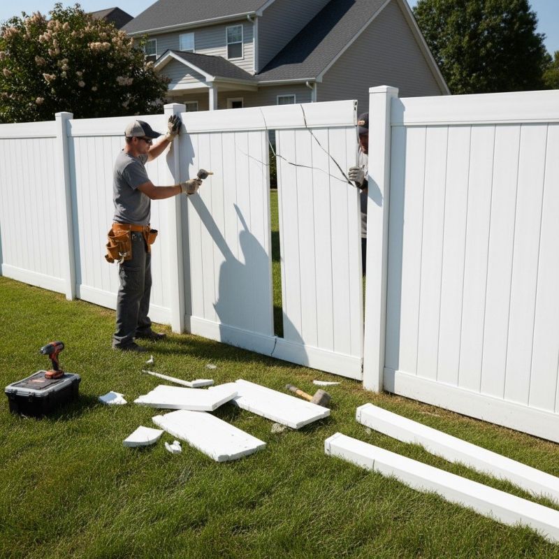 Concrete Fence Repair