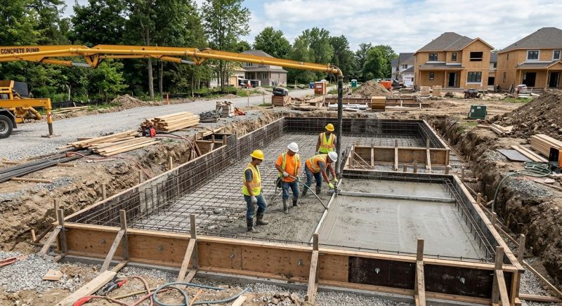 Concrete Foundation Pouring in Greenville, SC
