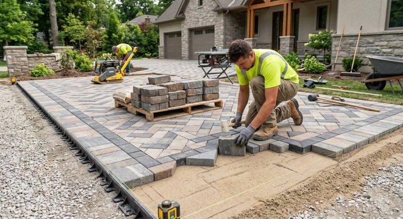 Paver Walkway Installation in Boston, MA
