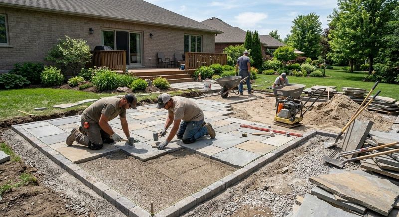 Pavers Landscaping in Boston, MA