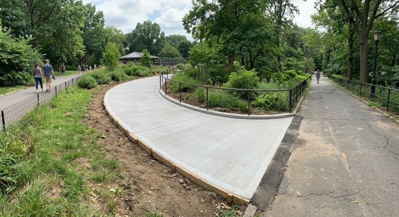 Walkway Pouring in Denver, CO
