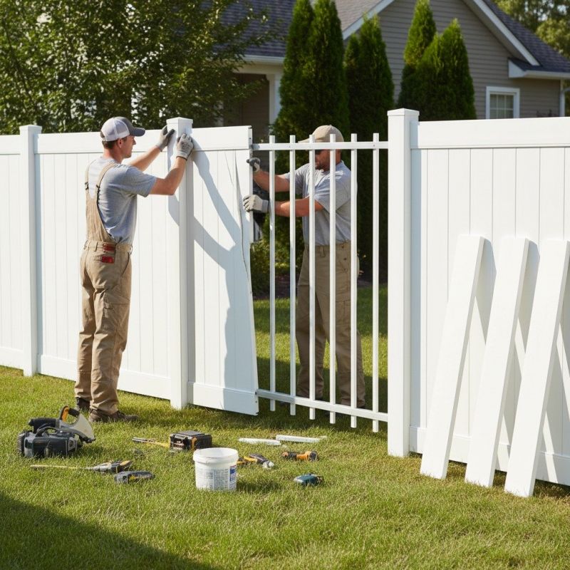 Local Concrete Fence Repair pros at work
